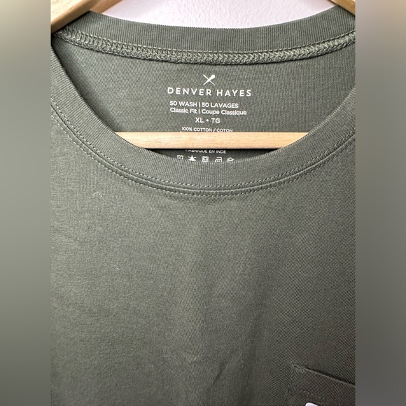 Denver Hayes green t shirt. XL - Picture 3 of 4